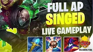 Trying Full AP Singed - Wild Rift HellsDevil Plus Gameplay