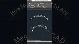 Text Align to Arc in AutoCAD 