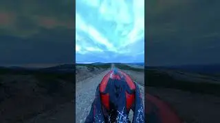 Прохват  на голец Заметный на мотоциклах Эндуро.
