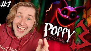 ТипоТоп играет в Poppy Playtime Chapter 3 #1 - Пошла жара, пошла атмосфера! | Ламповый ТипоТоп