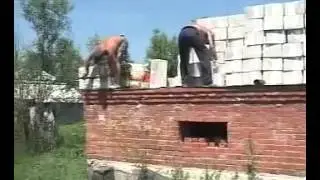 Строительство домов из ТеплоБлоков. 2 часть