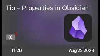Tip - Properties in Obsidian - Preview