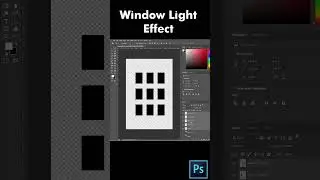 Window light effect in photoshop (EASY)
