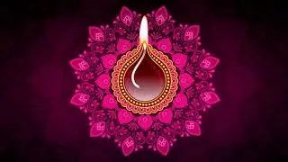 Animated Festival Motion Background Video II Diya Diwali Animation Video Loop - Diwali pooja Video