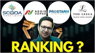 Prostarm Info Systems VS Aegis Vopak Terminals IPO VS Leela Hotels VS VS Scoda Tubes - IPO Ranking |