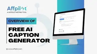 Free AI Caption Generator | Affpilot | AI Article Writing Tool
