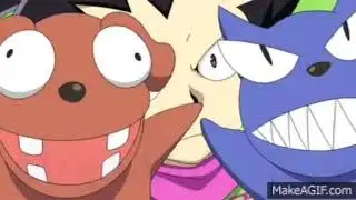 Danball Senki//Ами и Кацу клип 