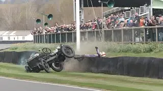 Mark Walker Darracq Crash Today From His Car At The Goodwood Members Meeting 2025 😱