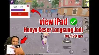View iPad Mudah hanya di geser langsung jadi 90/120 fps (Android Only)