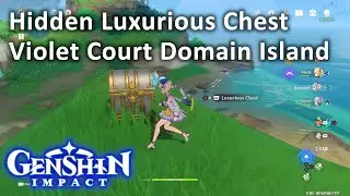 Hidden Luxurious Chest Violet Court Domain Island Genshin Impact