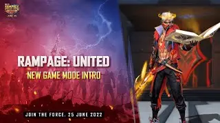 Rampage : United New Game Intro [Full Video ] Garena Free Fire Max