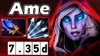 Аме на Новой Дровке с Огромным Винрейтом - Ame Drow Ranger 7.35 DOTA 2