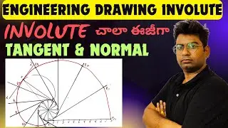 involute|engineering drawing btech 1st year basic imp question|#drawing #btech_drawing  #involute