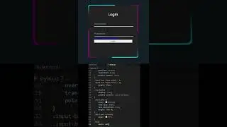 🔥 Modern Login Form with Animated Borders – Must Try! 