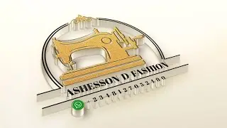 tailor fashion logo || how to Design 3D tailor logo || pixellab and photo G mock-up.