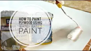 How to Paint Plywood Using Water Based Paint | Beginner's Guide