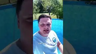 Как поставить каркасный бассейн? Инструкция по шагам на видео!👌