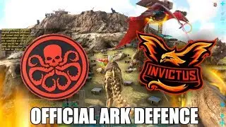 HYDRA VS INVICTUS - MEGA TRIBE OFFICIAL WAR - ARK SERVER DEFENCE 97