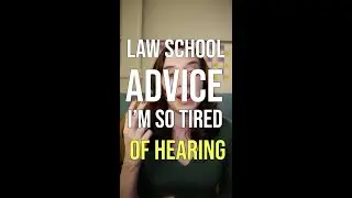 Tips for Law Students | Advice to Avoid Part 2