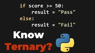 PYTHON TERNARY OPERATOR