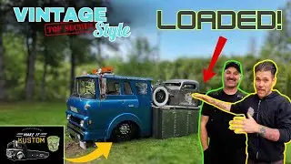 FINISHING THE DECK !!! LOADED!!! OLD Style Hauler BUILD - COE Ramp Truck EP-30