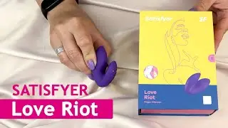 SATISFYER: Love Riot - Вібратор на палець, 12 режимів вібрації i 12 варіантів використання