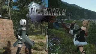 Final Fantasy XV Windows Edition MODs Character Swapping: 2B & Marie Rose + Weapon MODs