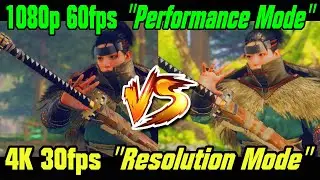 Wild Hearts Console Performance - Resolution vs Performance Modes  - PS5 / Xbox