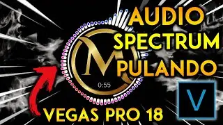 Como fazer Audio Spectrum logo pulando no Vegas Pro