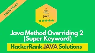 HackerRank Java Method Overriding 2 (Super Keyword) problem solution in Java | Java Solutions