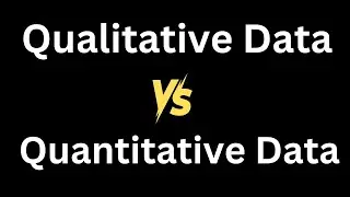 Qualitative Data Vs Quantitative Data