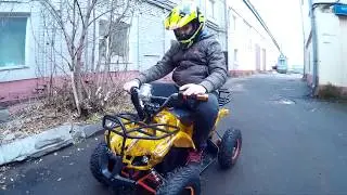 Тестируем детский квадроцикл на аккумуляторе Mytoy 500D
