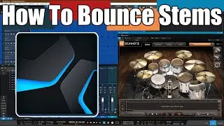 How To Bounce Ez Drummer 2 Stems - Presonus Studio One 5
