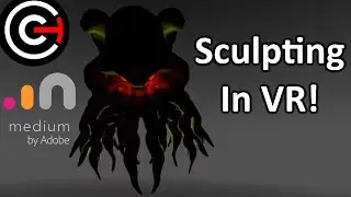 VR Sculpting Cthulhu! - First Time Modeling in VR