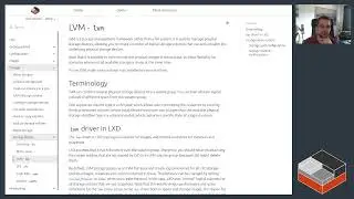 LVM storage and LXD