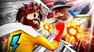 😰ЭПИЧНАЯ БИТВА СИЛЬНЕЙШИХ ГЕРОЕВ в РОБЛОКС! [The Strongest Battlegrounds] + Кабан