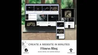 Transform your Fitness Journey! Build your Blog in Minutes, No Coding Needed!🚀