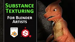 Texturing in Substance and Blender - Charmeleon Part 2
