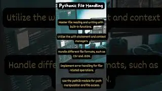 Tips While Handling Files In Python