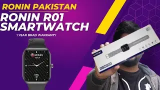 Ronin r01 smartwatch with 1 year warranty and upto 30 days battery backup