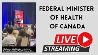 The honourable Minister of Health of Canada talks about Pain Strategies. Dr. Andrea Furlan was live!