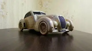 Машина из спичек / Автомобиль Из Спичек /  BENTLEY ИЗ СПИЧЕК