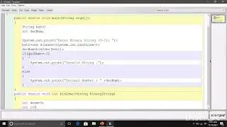 Java Program Convert Binary to Decimal.   🌀      