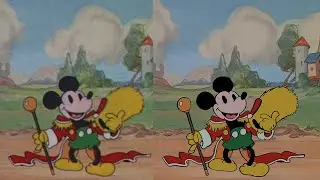 Mickey Mouse 1932 Restoration Side By Side - Parade of the Award Nominees