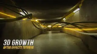 Create Animated Growing 3D Splines After Effect Tutorial