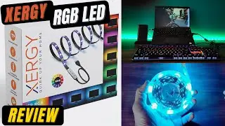 Xergy RGB LED Strips | Unboxing & Review | Ambient Home Studio Setup ✨