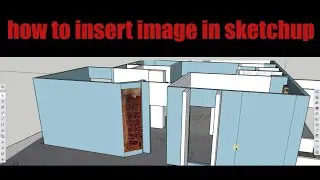 how to insert image in sketchup