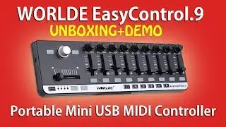 WORLDE EASYCONTROL 9 - Portable USB MIDI Controller (UNBOXING & DEMO)
