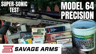 Savage Model 64 Precision - SuperSonic 22LR AMMO TEST