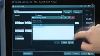 R&S ZNA Vector Network Analyzer - Unique DUT centric operation